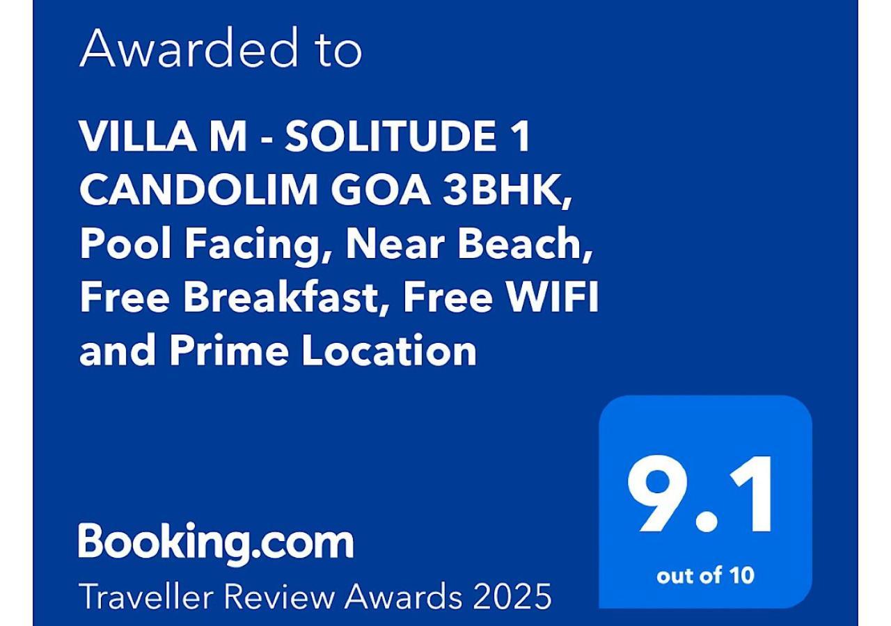 Villa M - Solitude 2 Candolim Goa 3Bhk, Pool Facing, Near Beach, Free Breakfast, Free Wifi And Prime Location Eksteriør bilde